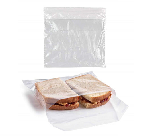 Flip Top Sandwich Bags - 6.75" x 6.75"