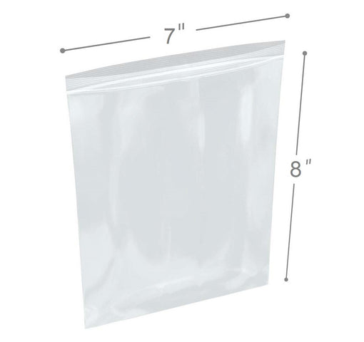 AmerCareRoyal ZBQ78 Zip-It Quart Plastic Bags 7 x 8